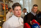 Lietuvos olimpiečiai Prezidentūroje.