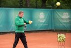 Geriausias Lietuvos tenisininkas R. Berankis Vilniuje.
