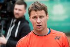 Geriausias Lietuvos tenisininkas R. Berankis Vilniuje.