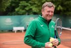 Geriausias Lietuvos tenisininkas R. Berankis Vilniuje.