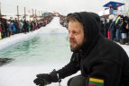 „Red Bull Jump & Freeze“ Liepkalnyje.