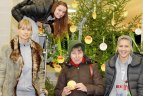 "Kibirkšties-Tichės-Iki" krepšininkės su savo gerbėjais puošė eglutę