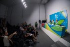 Spaudos konferencija.