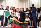 Lietuvos olimpiečių palydėtuvės į Rio de Žaneiro olimpines žaidynes.
