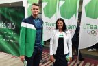Lietuvos olimpiečių palydėtuvės į Rio de Žaneiro olimpines žaidynes.
