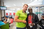 Iš Rio de Žaneiro grįžo bronzą iškovoję baidarininkai ir kiti olimpiečiai.