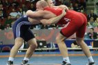 Europos imtynių čempionatas. Laimučio Adomaičio kova (iki 85 kg)