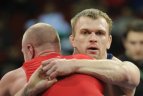 Europos imtynių čempionatas. Laimučio Adomaičio kova (iki 85 kg)