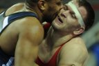 Europos imtynių čempionatas. Laimučio Adomaičio kova (iki 85 kg)