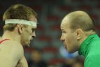 Europos imtynių čempionatas. Laimučio Adomaičio kova (iki 85 kg)