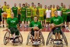 Lietuvos rinktinės stovykloje lankėsi vežimėlių  rinktinės nariai
