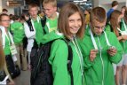 Palydos į Europos olimpinį festivalį.