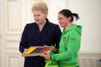 Lietuvos olimpiečių palydos.
