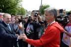 TOK prezidento Jacques Rogges spaudos konferencija.