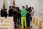 Lietuvos olimpiečių palydos.