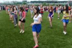 Naujas mokyklos stadionas Fabijoniškėse.