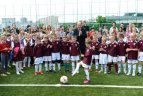 Naujas mokyklos stadionas Fabijoniškėse.