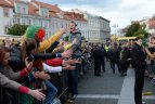 Lietuvos krepšinio rinktinės sutiktuvės Vilniuje.