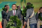 Lietuvos krepšinio rinktinės sutiktuvės Vilniuje.