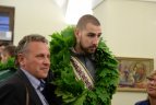 Lietuvos krepšinio rinktinės priėmimas Vilniaus rotušėje.