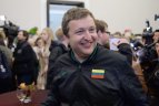 Lietuvos krepšinio rinktinės priėmimas Vilniaus rotušėje.