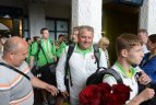 Europos jaunimo olimpinio festivalio dalyviai grįžo į Lietuvą.