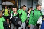 Europos jaunimo olimpinio festivalio dalyviai grįžo į Lietuvą.