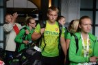 Europos jaunimo olimpinio festivalio dalyviai grįžo į Lietuvą.