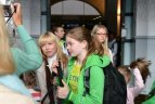 Europos jaunimo olimpinio festivalio dalyviai grįžo į Lietuvą.