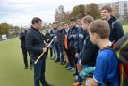 Šventė Vilniaus Žemynos gimnazijos žolės riedulio stadione.