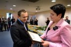 Pagerbti Europos jaunimo olimpinio festivalio medalininkai.
