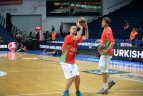 Eurolyga. „Lietuvos rytas“ – „Lokomotiv“ 53:84 (24:16, 7:23, 9:22, 13:23).