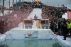 „Red Bull Jump & Freeze“ Liepkalnyje.