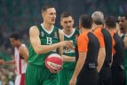 Eurolygos atkrintamosiosKaune. „Žalgiris“ namuose įveikė „Olympiakos“.