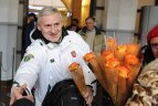 Olimiečių sutikimas Vilniaus oro uote