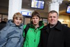 Olimiečių sutikimas Vilniaus oro uote