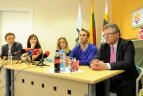 Spaudos konferencija.