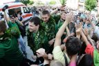 2011 07 11. Pasaulio čempionų sutikimas Vilniuje.