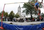 Vilniaus maratonas. Pirmoji diena. 246 cm atakuoja Rimantas Mėlinis.