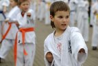 Japonijos bičiuliai, karate meistrai Vilniuje pažymėjo sakurų žydėjimo šventę