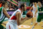 "Žalgiris" namie 68:83 pralaimėjo Maskvos CSKA komandai