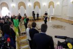 Lietuvos olimpiečių palydos.