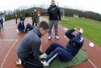 Kariškiai laikė fizinio parengtumo testą