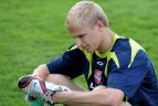 Lietuvos nacionalinė futbolo rinktinė "Vėtros" stadione