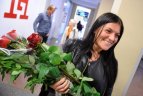 Hamburgo maratono laimėtoja Diana Lobačevskė.
