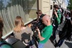 "Žalgirio" aistruoliai ir Vilniuje surengė protesto akciją
