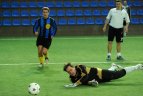 Žurnalistų futbolo turnyras "Sportimos" manieže