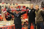 “Lietuvos ryto” komandos sirgalių atributikos parduotuvė