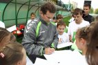 Moksleiviams – futbolo treniruotė LFF stadione su olimpiniu čempionu Arminu Narbekovu.