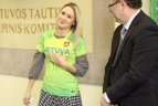 Iškilmės LTOK būstinėje.